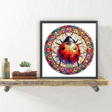 Load image into Gallery viewer, Diamond Painting - Full Round - Glass art ladybug (30*30CM)
