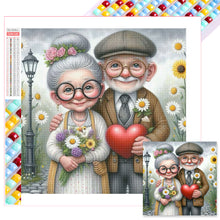 Load image into Gallery viewer, Diamond Painting - Full Square - Old couple (30*30CM)
