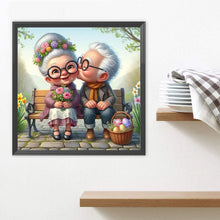 Load image into Gallery viewer, Diamond Painting - Full Square - Old couple (30*30CM)
