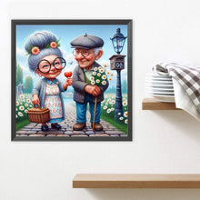 Load image into Gallery viewer, Diamond Painting - Full Square - Old couple (30*30CM)
