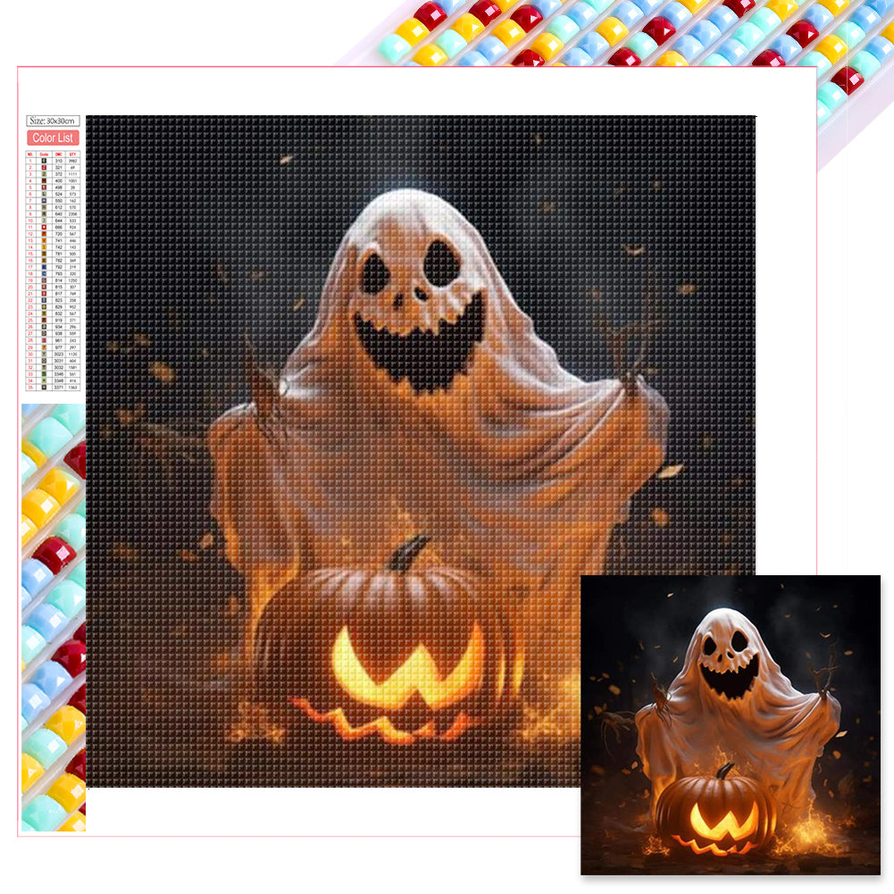 Diamond Painting - Full Square - Cute ghost (30*30CM)