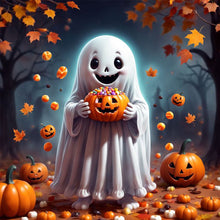 Load image into Gallery viewer, Diamond Painting - Full Square - Cute ghost (30*30CM)
