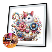 Load image into Gallery viewer, Diamond Painting - Full Square - White cat (30*30CM)
