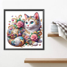 Load image into Gallery viewer, Diamond Painting - Full Square - White cat (30*30CM)
