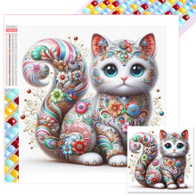 Load image into Gallery viewer, Diamond Painting - Full Square - White cat (30*30CM)
