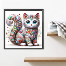 Load image into Gallery viewer, Diamond Painting - Full Square - White cat (30*30CM)
