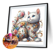 Load image into Gallery viewer, Diamond Painting - Full Square - White cat (30*30CM)
