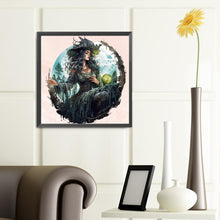 Load image into Gallery viewer, Diamond Painting - Full Round - Witch hat and potion (40*40CM)

