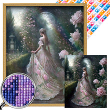 Load image into Gallery viewer, AB Diamond Painting - Full Square - Garden lady (40*50CM)
