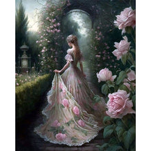 Load image into Gallery viewer, AB Diamond Painting - Full Square - Garden lady (40*50CM)
