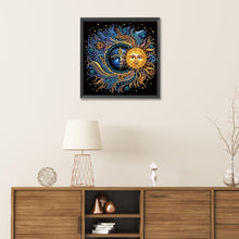 Load image into Gallery viewer, Diamond Painting - Partial Special Shaped - Flowers, stars and moon (30*30CM)
