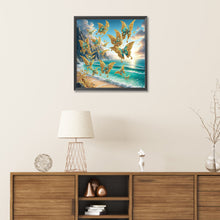 Load image into Gallery viewer, Diamond Painting - Partial Special Shaped - Flowers and butterflies (30*30CM)
