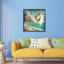 Load image into Gallery viewer, Diamond Painting - Partial Special Shaped - Flowers and butterflies (30*30CM)
