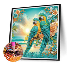 Load image into Gallery viewer, Diamond Painting - Partial Special Shaped - Flowers and birds (30*30CM)
