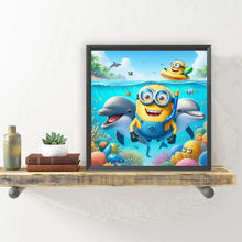 Load image into Gallery viewer, Diamond Painting - Full Round - Whale Minions (30*30CM)
