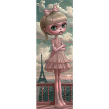 Load image into Gallery viewer, Diamond Painting - Full Round - Barbie Girl Eiffel Tower (30*90CM)
