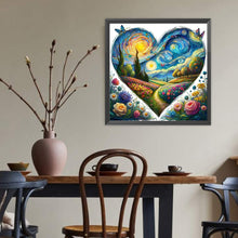 Load image into Gallery viewer, Diamond Painting - Full Round - Love Scenery Van Gogh Starry Sky (40*40CM)
