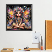 Load image into Gallery viewer, Diamond Painting - Full Round - Butterfly Cartoon Girl (40*40CM)
