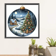 Load image into Gallery viewer, Diamond Painting - Full Round - Winter Christmas Tree House Eggs (30*30CM)

