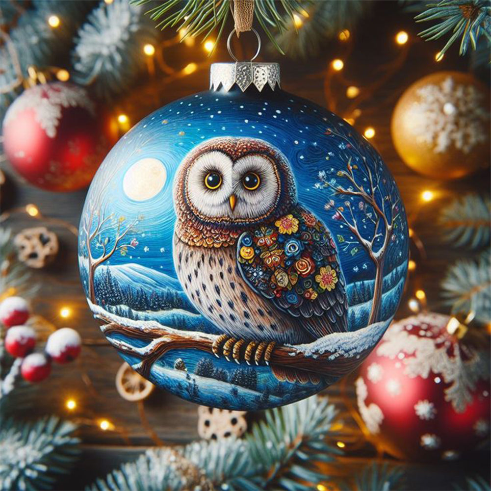 Diamond Painting - Full Round - Winter Owl Eggs (30*30CM)