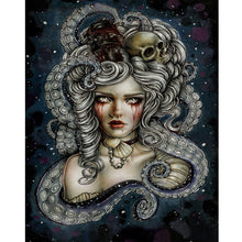 Load image into Gallery viewer, Diamond Painting - Full Round - Horror girl (40*50CM)
