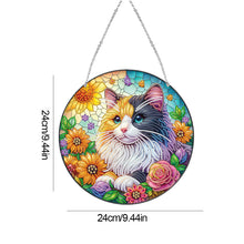 Load image into Gallery viewer, Acrylic Special Shaped Owl Cat 5D DIY Diamond Art Hanging Decorations Home Decor
