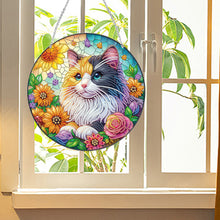 Load image into Gallery viewer, Acrylic Special Shaped Owl Cat 5D DIY Diamond Art Hanging Decorations Home Decor
