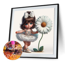 Load image into Gallery viewer, Diamond Painting - Full Round - Ballet Girl and Flowers (30*30CM)

