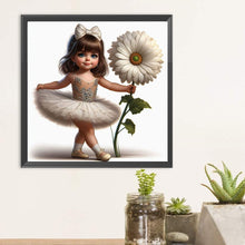 Load image into Gallery viewer, Diamond Painting - Full Round - Ballet Girl and Flowers (30*30CM)
