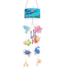 Load image into Gallery viewer, Marine Life Diamond Painting Wind Chime DIY Rhinestones Wind Chime Kit

