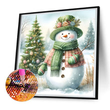 Load image into Gallery viewer, Diamond Painting - Full Round - Christmas snowman (30*30CM)
