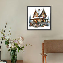 Load image into Gallery viewer, Diamond Painting - Full Round - Christmas cottage (30*30CM)
