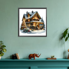 Load image into Gallery viewer, Diamond Painting - Full Round - Christmas cottage (30*30CM)
