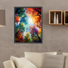 Load image into Gallery viewer, Diamond Painting - Full Round - Oil painting forest (30*40CM)

