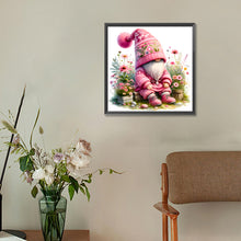 Load image into Gallery viewer, Diamond Painting - Full Round - Pink flower goblin (30*30CM)
