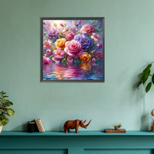 Load image into Gallery viewer, Diamond Painting - Full Round - Dream water bouquet (30*30CM)
