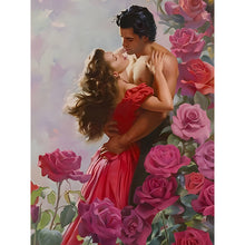 Load image into Gallery viewer, Diamond Painting - Full Round - Rose couple (30*40CM)

