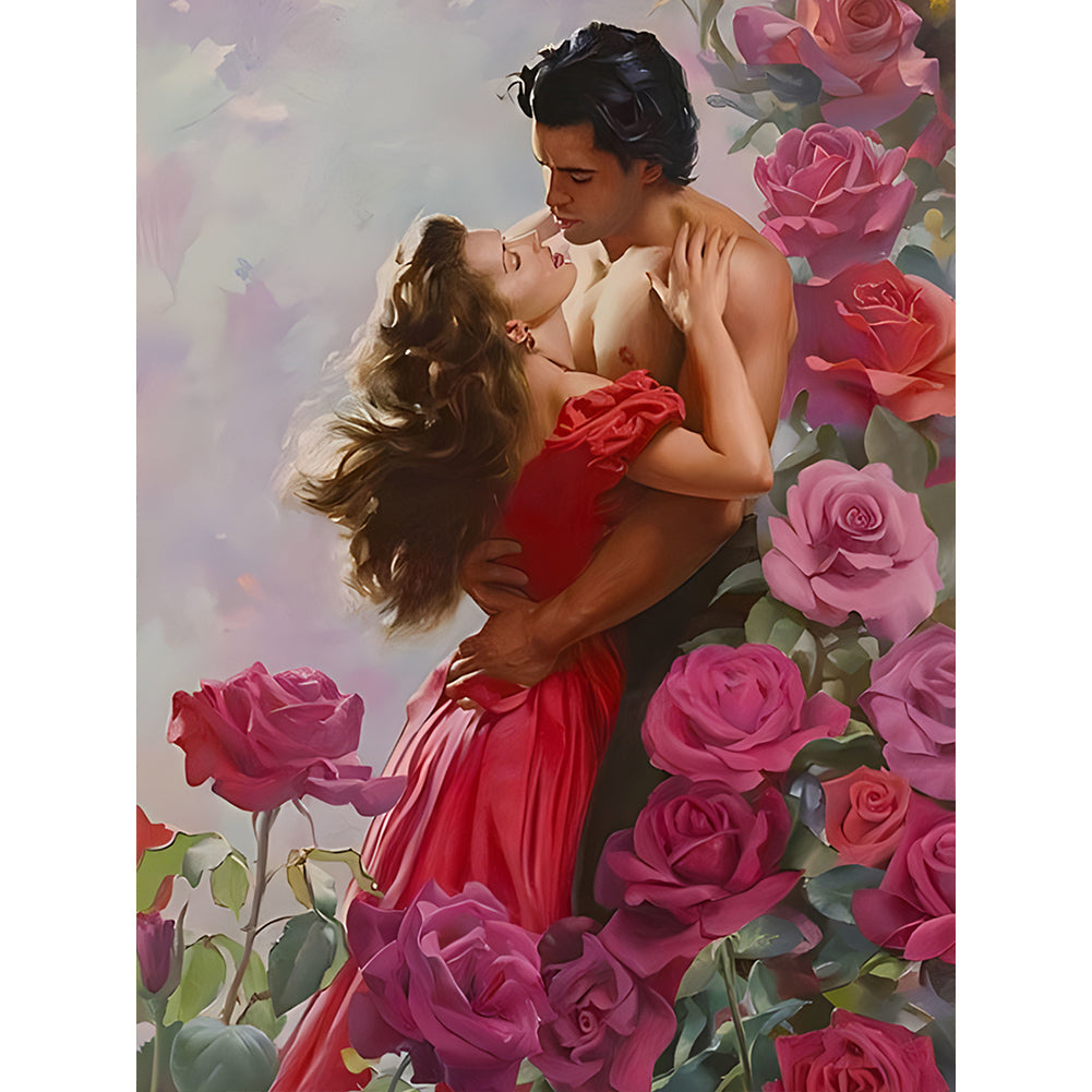 Diamond Painting - Full Round - Rose couple (30*40CM)