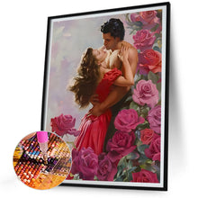 Load image into Gallery viewer, Diamond Painting - Full Round - Rose couple (30*40CM)
