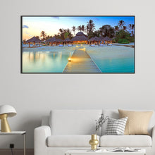 Load image into Gallery viewer, Diamond Painting - Full Round - Beach Wooden Bridge (80*40CM)
