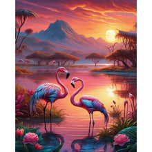 Load image into Gallery viewer, Diamond Painting - Full Square - Flamingo (40*50CM)
