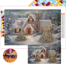 Load image into Gallery viewer, Diamond Painting - Full Square - Christmas snow house (70*50CM)
