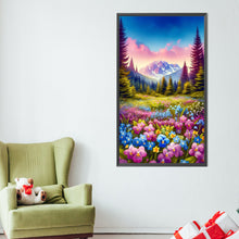 Load image into Gallery viewer, AB Diamond Painting - Full Round - Garden snow mountain (40*70CM)
