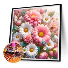 Load image into Gallery viewer, Diamond Painting - Full Round - Pink daisy bouquet (30*30CM)
