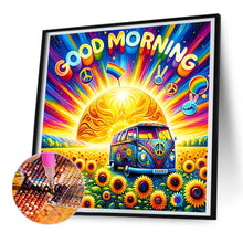 Load image into Gallery viewer, Diamond Painting - Full Round - Sunflower field (30*30CM)
