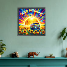 Load image into Gallery viewer, Diamond Painting - Full Round - Sunflower field (30*30CM)

