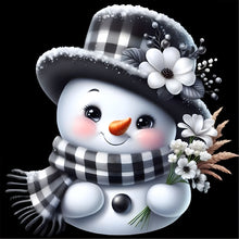 Load image into Gallery viewer, Diamond Painting - Full Round - Christmas snowman (30*30CM)

