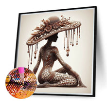 Load image into Gallery viewer, Diamond Painting - Full Round - Elegant lady (40*40CM)
