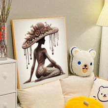 Load image into Gallery viewer, Diamond Painting - Full Round - Elegant lady (40*40CM)
