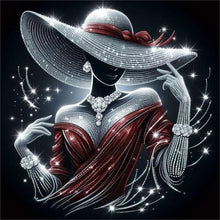 Load image into Gallery viewer, Diamond Painting - Full Round - Elegant lady (40*40CM)
